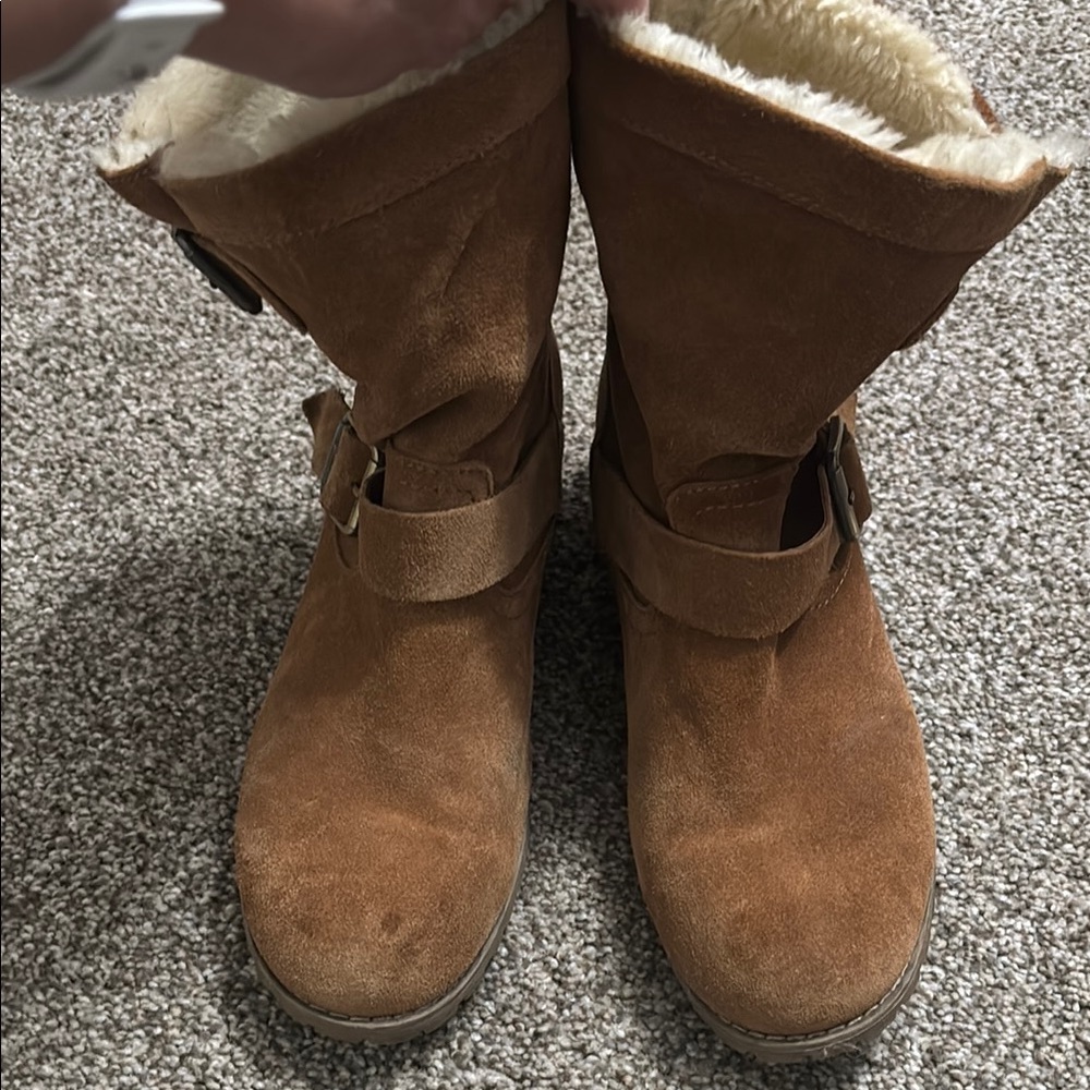 Brown Suede Women's Boots